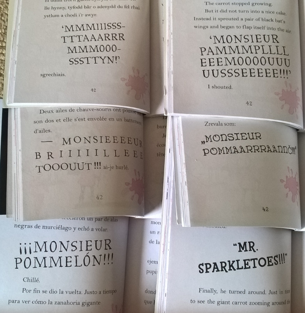 Monsieur Pamplemousse in different foreign editions