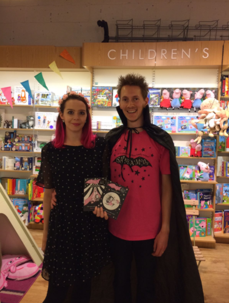 Harriet Muncaster and Henry at Welwyn Waterstones - 19th August 2017