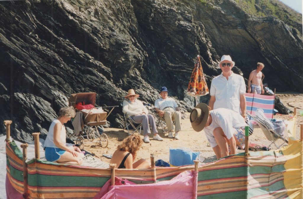 Harriet Muncaster family on the beach
