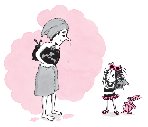 Isadora Moon's Dad after shower