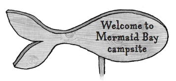 Mermaid bay sign