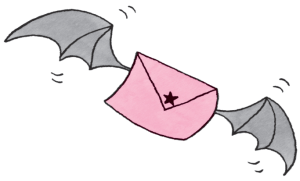 flying Isadora Moon letter
