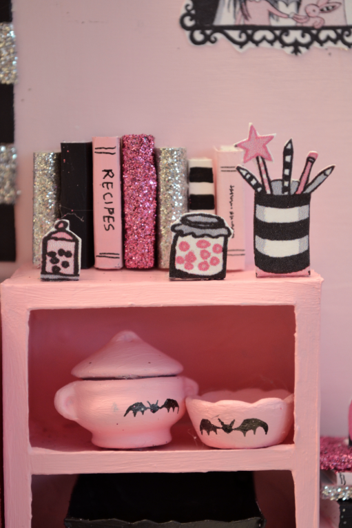 3D illustration of Isadora Moon's kitchen by Harriet Muncaster
