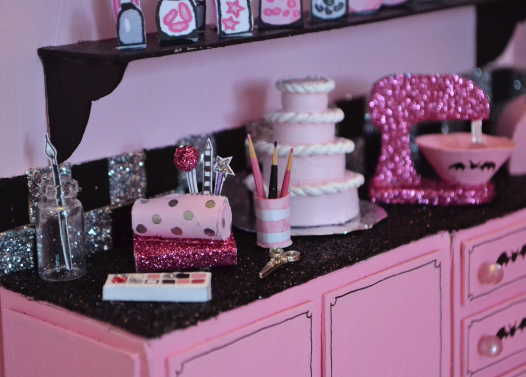 Details in the 3D illustration of Isadora Moon's kitchen