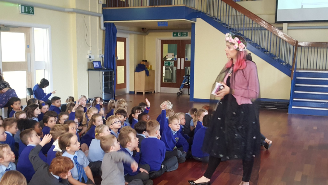 Harriet Muncaster at Broadoak Primary School 2