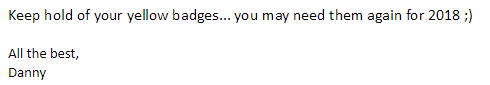 Danny Pearson email about Hitchin Childrens Book Festival next year