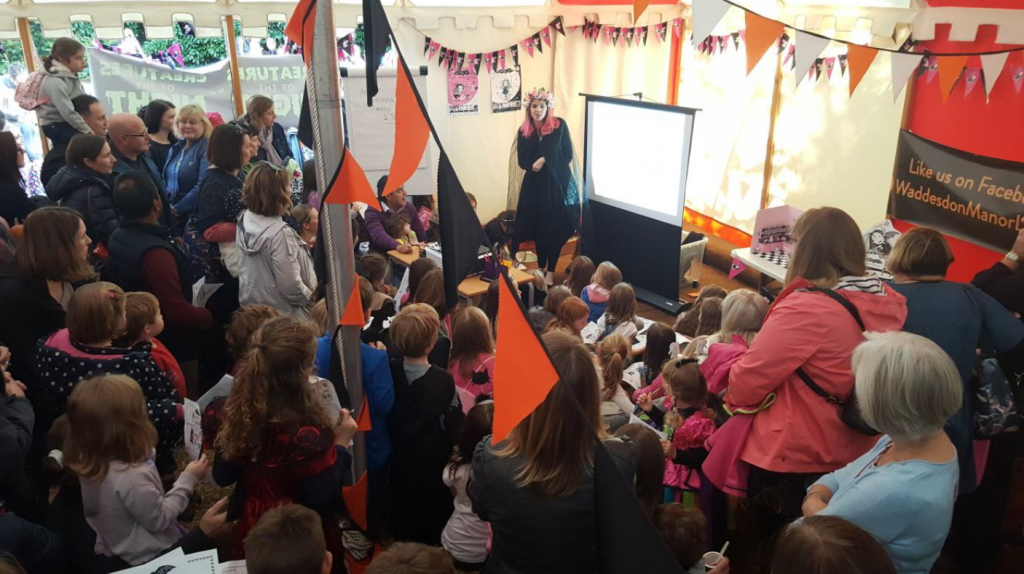 Harriet Muncaster's Isadora Moon event at Waddesdon Manor's Horrible Halloween