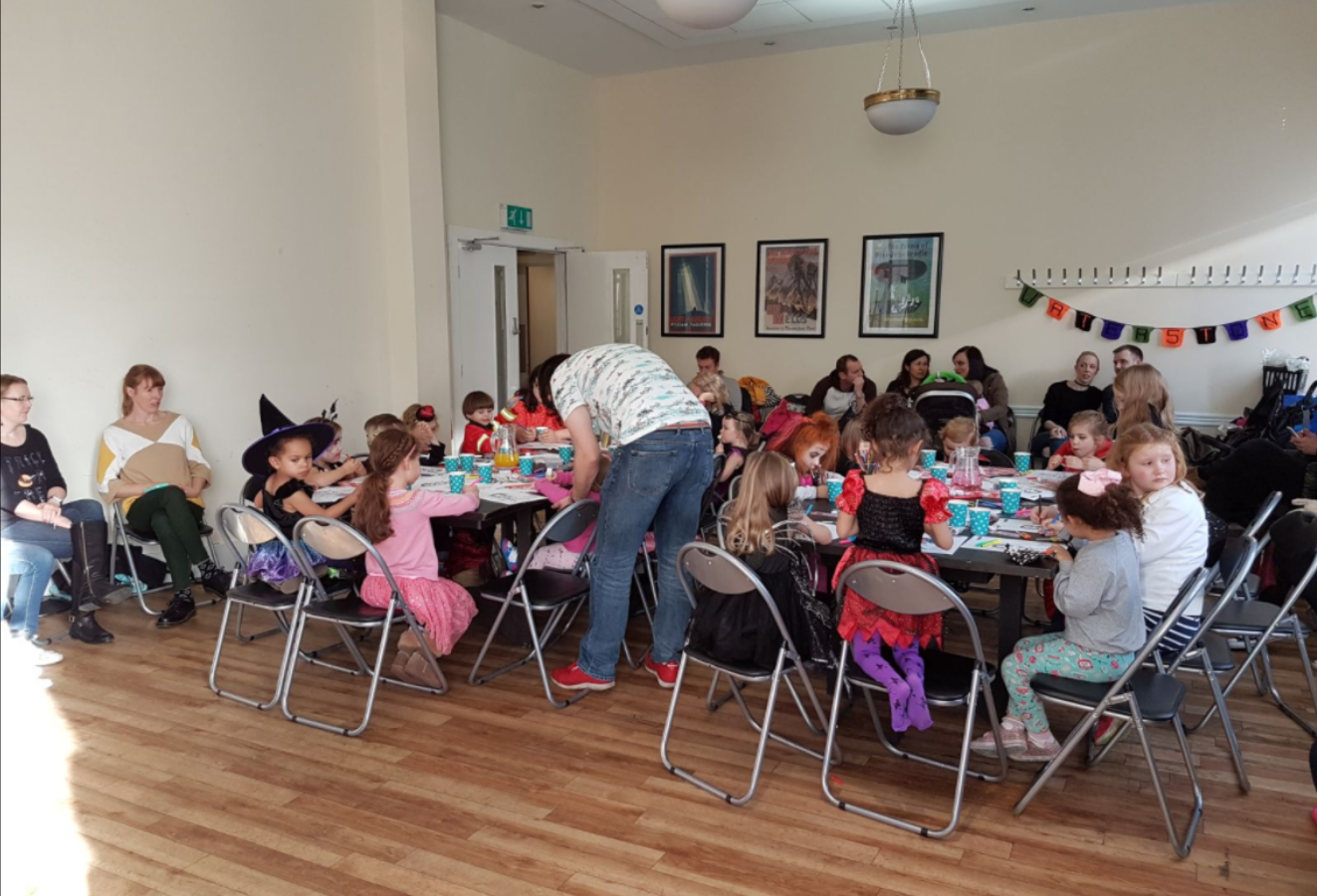 Manchester Waterstones Isadora Moon Halloween Party in full swing