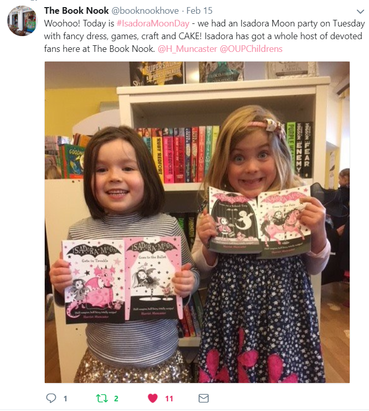 Isadora Moon Party at The Book Nook