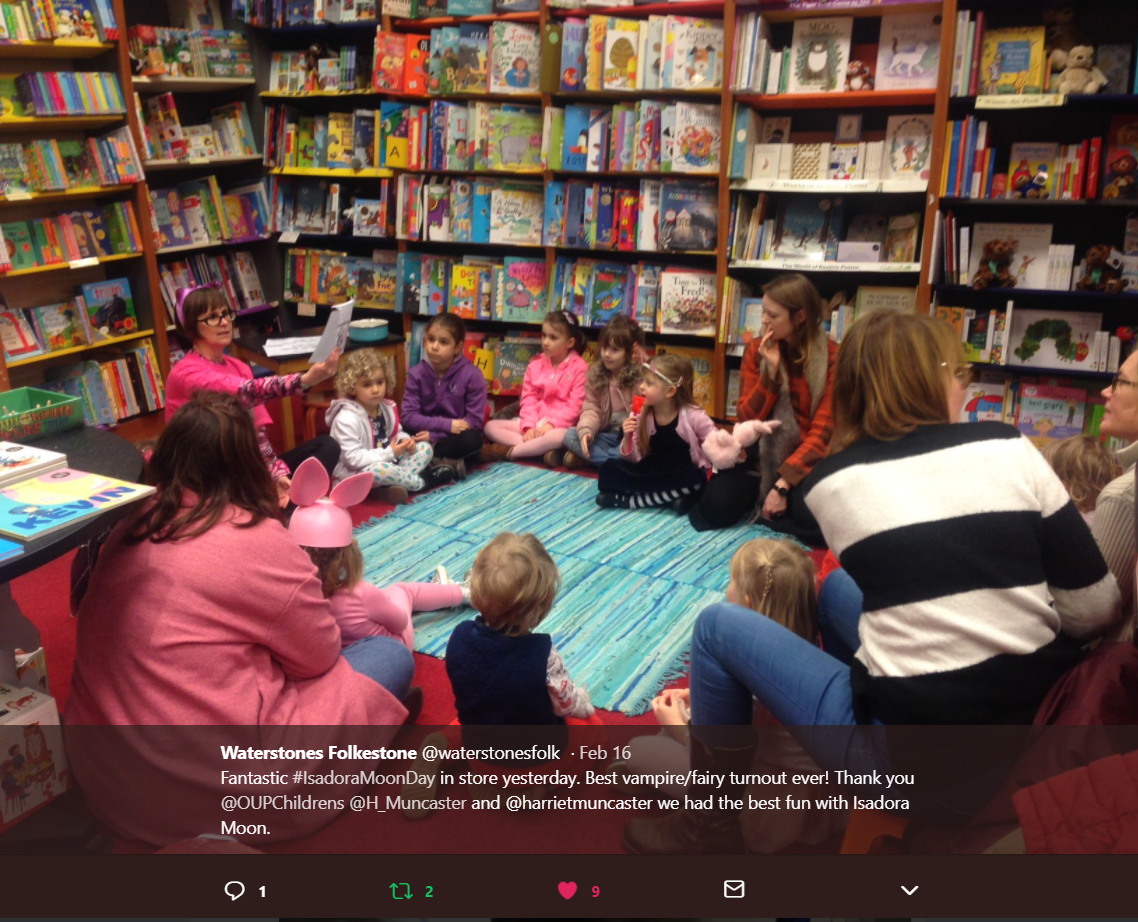 Isadora Moon Day Party at Waterstones Folkestone