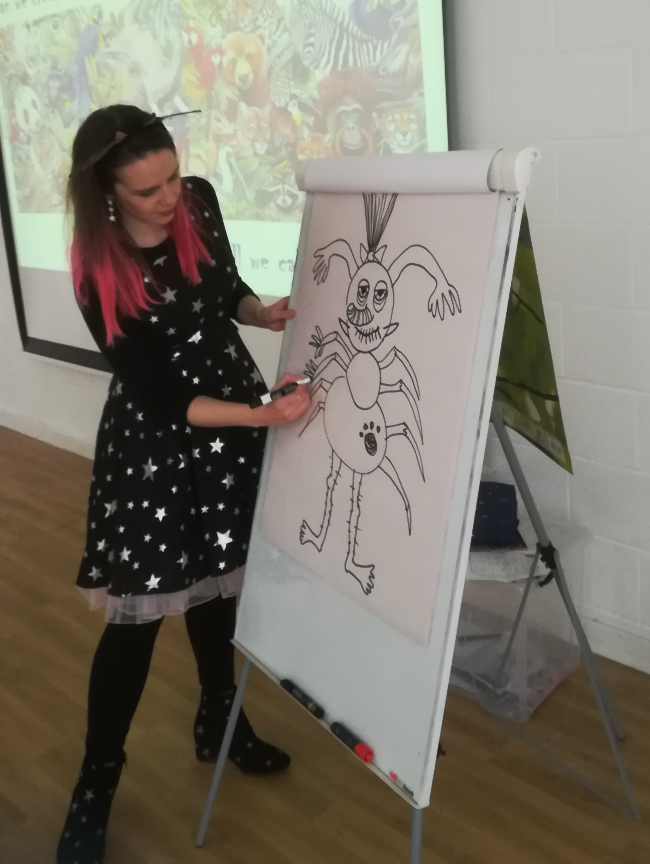 Harriet Muncaster creates hybrid character at Etz Chaim Primary School