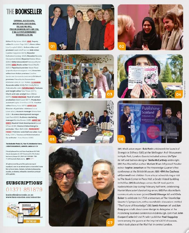 Harriet Muncaster featured in the Bookseller