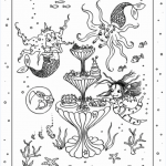 Isadora Moon in the Mermaid's Palace Colouring Sheet