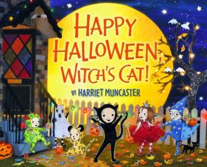 Happy Halloween Witch's Cat by Harriet Muncaster cover