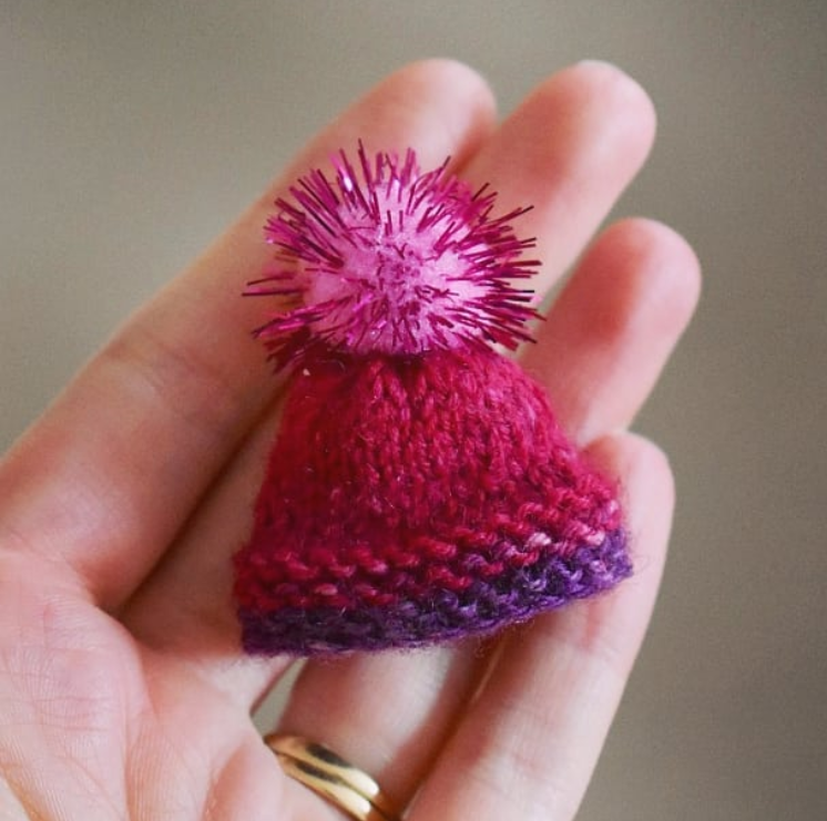 Harriet Muncaster miniature bobble hat