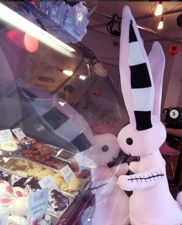 Pink Rabbit at Fabio's Gelato