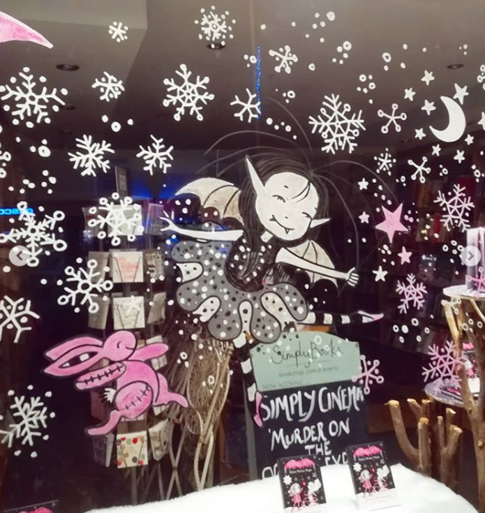 Simply Books Isadora Moon Window Display 2