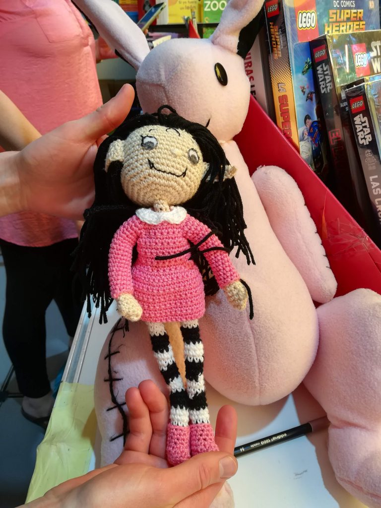 Handmade Isadora Moon Doll at Madrid Book Fair 2019