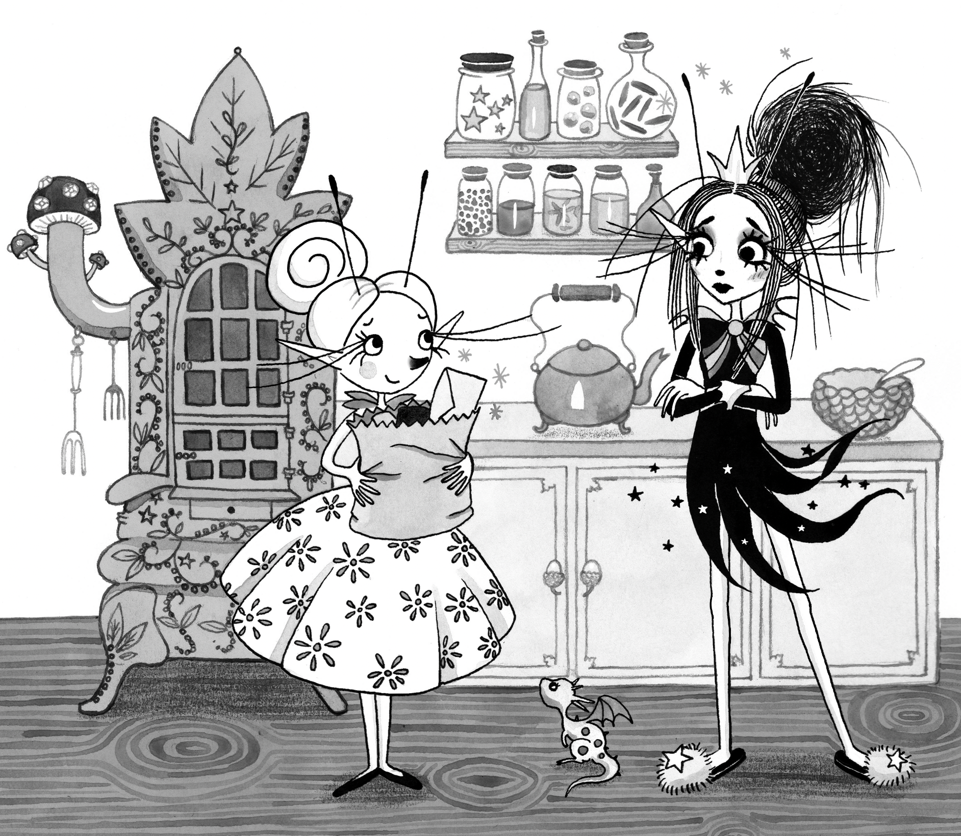 Nanny Evelina and Victoria Stitch