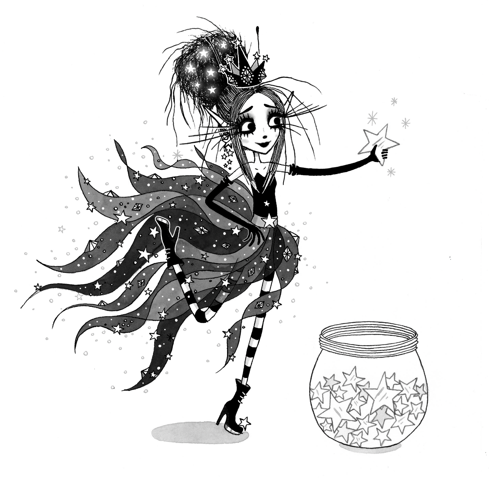 Vicrtoria Stitch with a pot of sequins