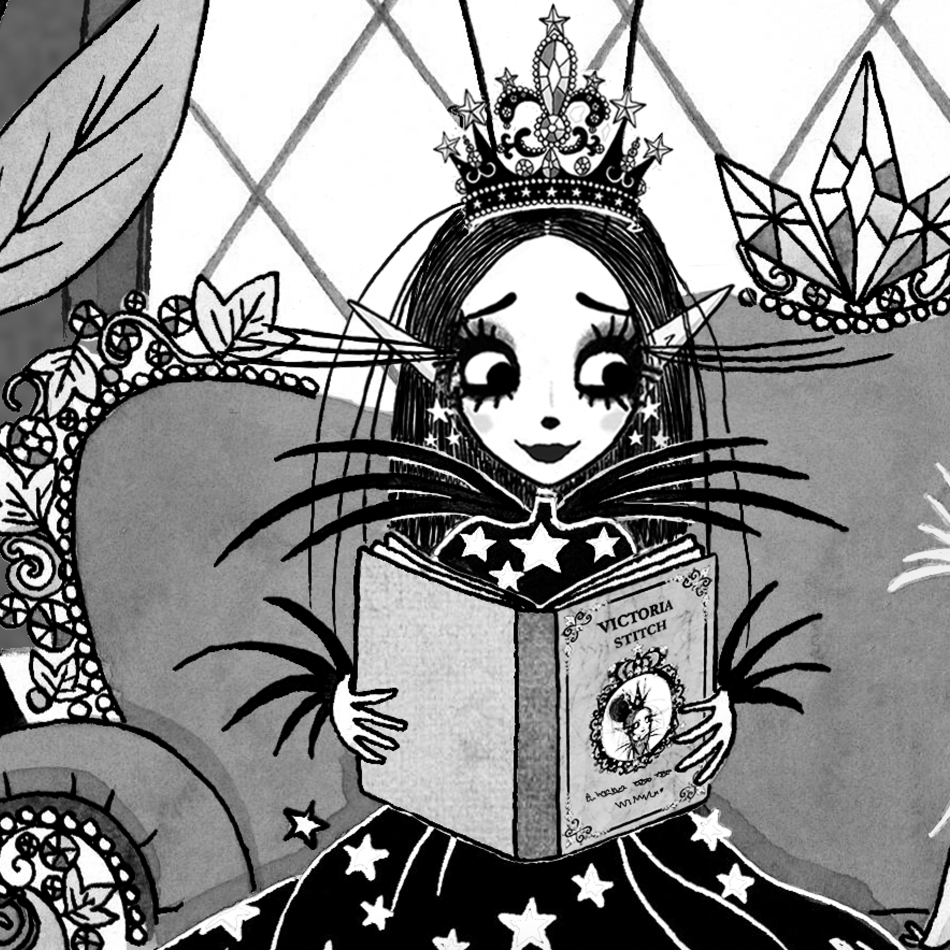 Victoria Stitch reading her book