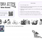 Make your own Victoria Stitch Dark and Sparkling Mini Book