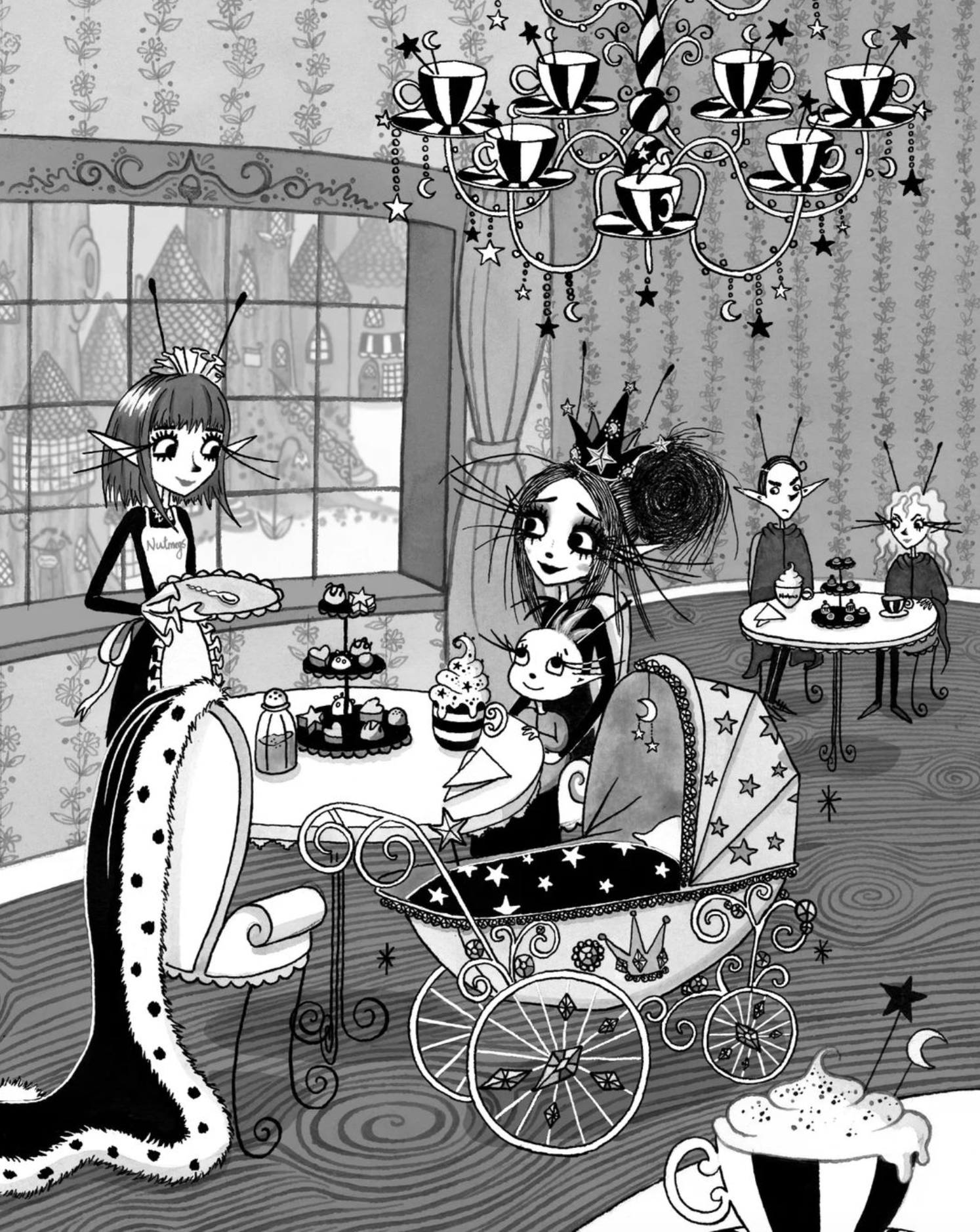 Victoria Stitch and Minnie Stitch in Nutmeg's Emporium by Harriet Muncaster